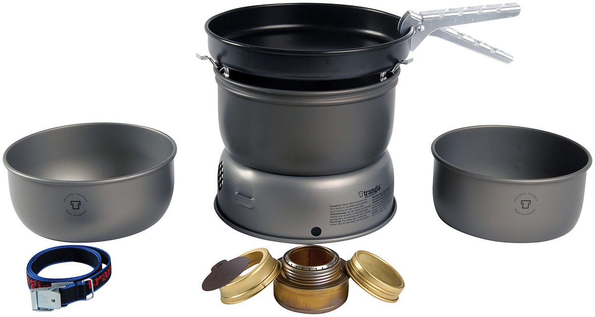 TRANGIA 25-3 Ultralight Hard Anodized Stove Kit by TRANGIA