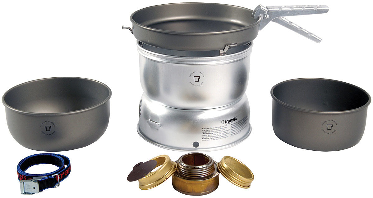 TRANGIA 25-7 Ultralight Hard Anodized Stove Kit for Backpacking and Camping by TRANGIA