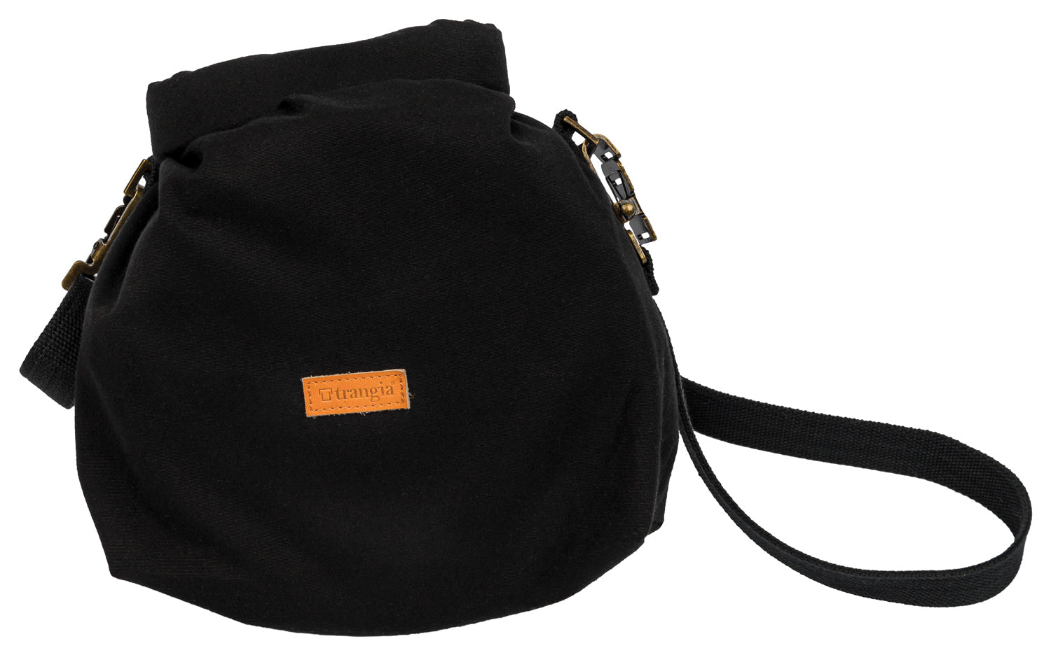 TRANGIA Roll Top Stove Bag 25 Black – Durable Storage Solution for Your Camping Stove by TRANGIA