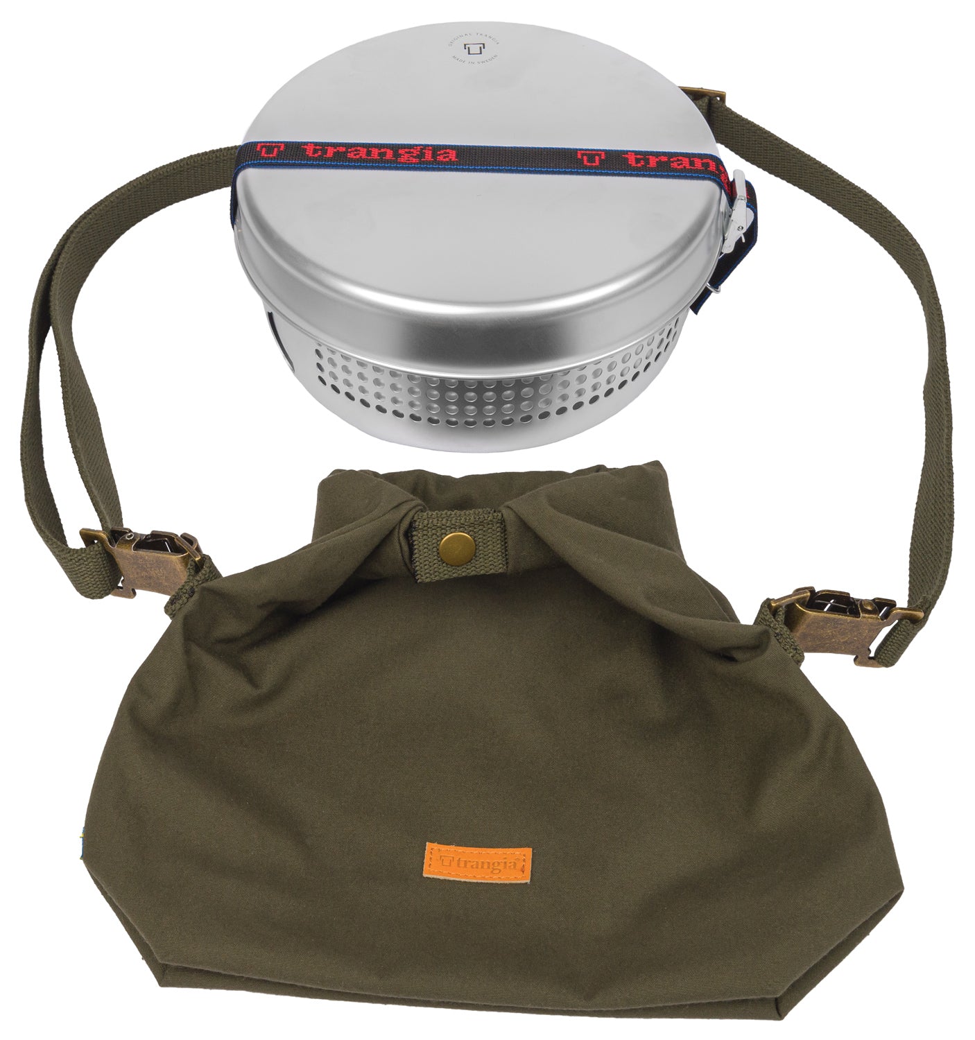 TRANGIA Roll Top Stove Bag 25 Olive – Durable and Compact Storage for Your Camping Stove