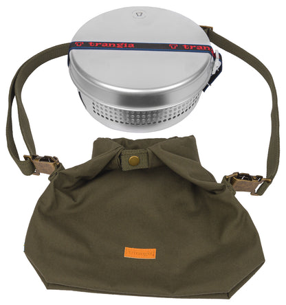 TRANGIA Roll Top Stove Bag 25 Olive – Durable and Compact Storage for Your Camping Stove