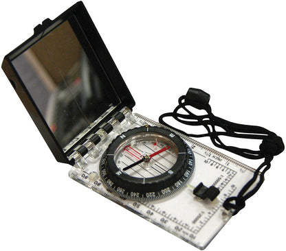 UST Folding Map Compass - Portable Navigation Tool with Accurate Directional Readings
