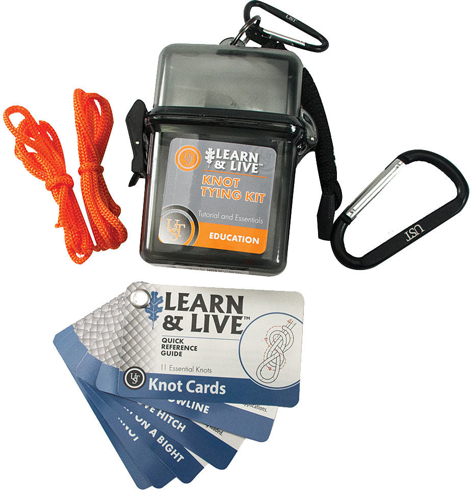 UST Learn & Live Knot Tying Kit for Safe and Effective Rope Skills