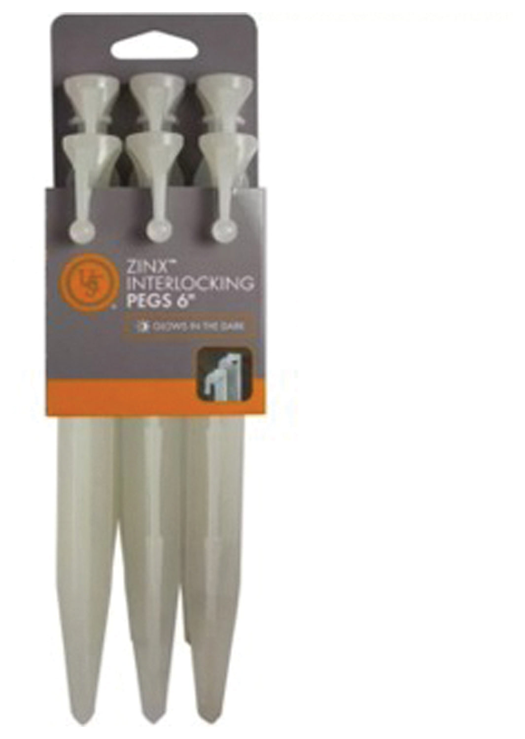 UST Zin X Tent Peg 9-inch - 6 Pack for Secure Camping Setup