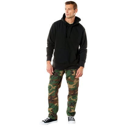 Rothco Every Day Pullover Hooded Sweatshirt Black Size Medium
