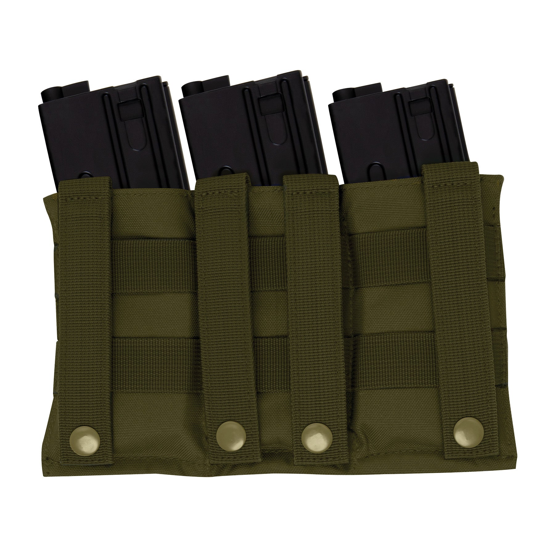 Rothco Lightweight 3 Mag Elastic Retention Pouch Olive Drab – Tactical Magazine Carrier