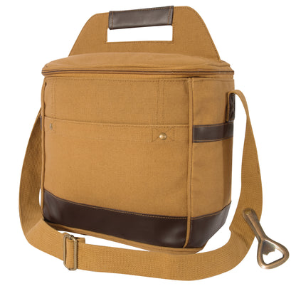 Rothco Canvas Insulated Cooler Bag in Coyote Brown - Part 26080