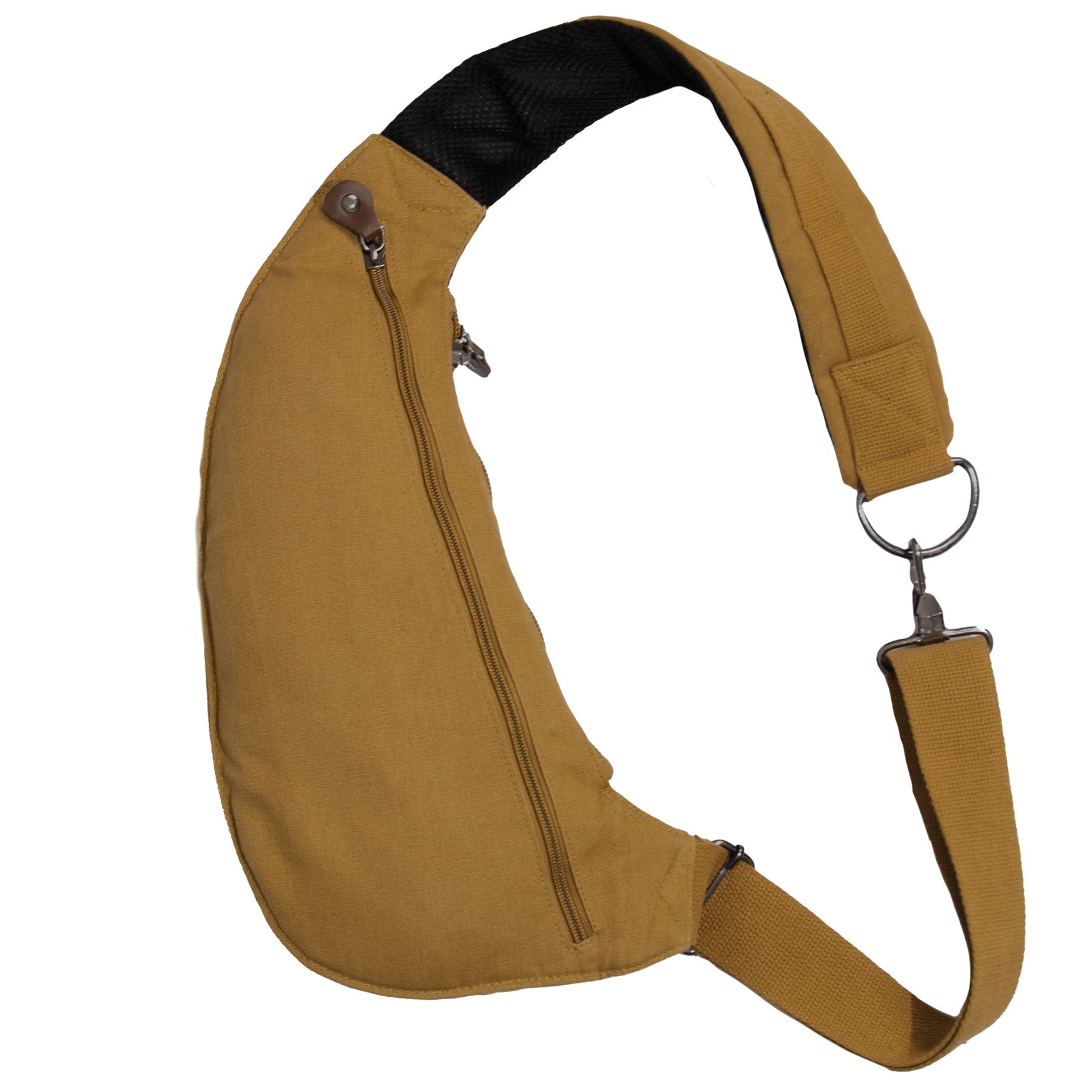 Rothco Crossbody Canvas Sling Bag in Coyote Brown – Versatile Travel and Everyday Carry Solution