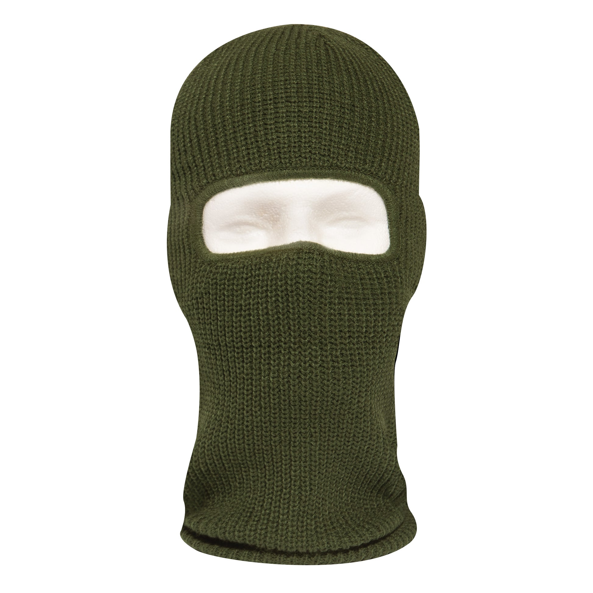Rothco Fine Knit One Hole Facemask Olive Drab – Cold Weather Face Cover for Outdoor Activities