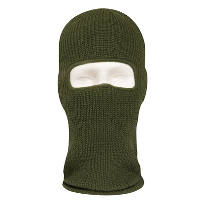 Rothco Fine Knit One Hole Facemask Olive Drab – Cold Weather Face Cover for Outdoor Activities