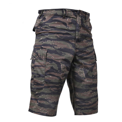 Rothco Long Length Camo BDU Shorts Tiger Stripe Camo Size L