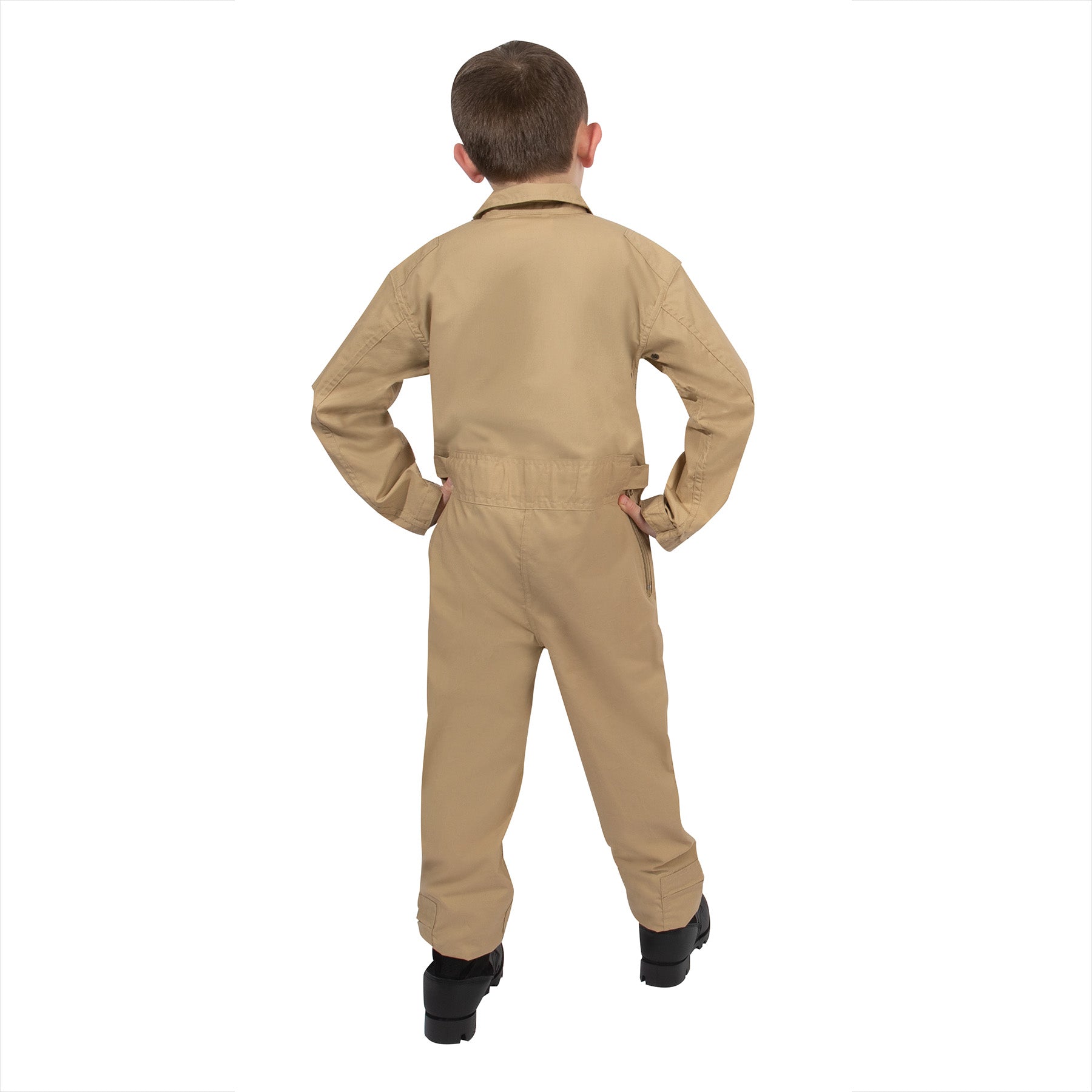 Rothco Kids Flight Suit Khaki Size Large – Authentic Aviator Style for Children