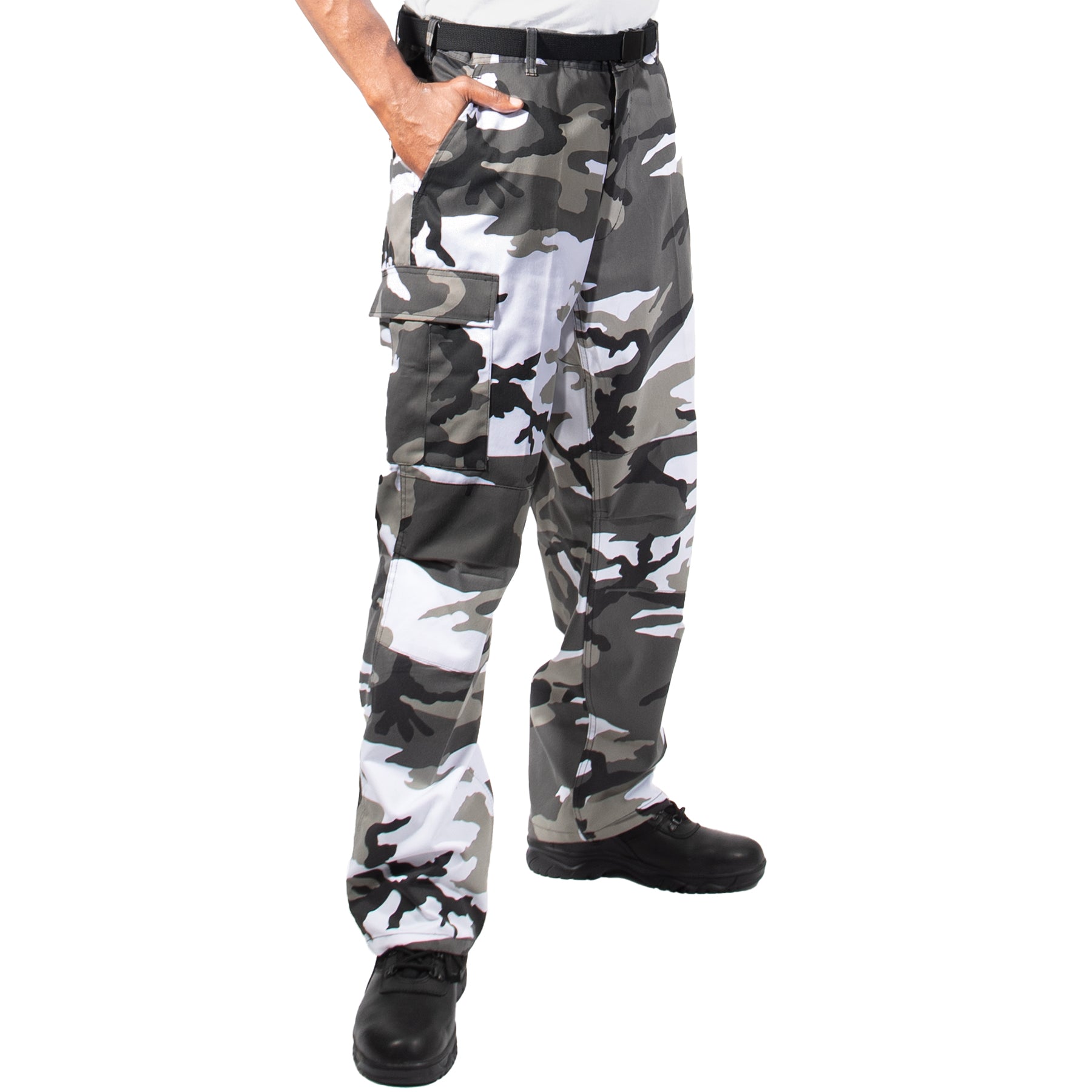 Rothco Relaxed Fit Zipper Fly BDU Pants in City Camo Size Small