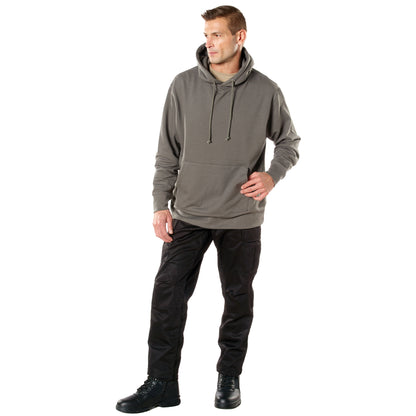 Rothco Every Day Pullover Hooded Sweatshirt in Gunmetal Grey, Size Medium