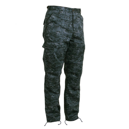 Rothco Digital Camo Tactical BDU Pants Size M - Midnight Digital Camo