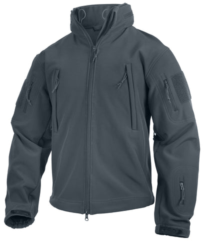 Rothco Special Ops Soft Shell Jacket 4XL in Gunmetal Grey – Waterproof Tactical Outerwear