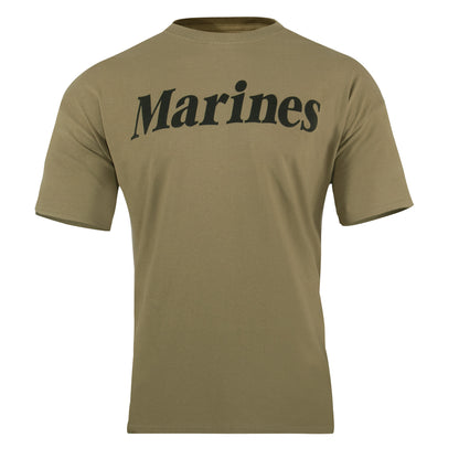 Rothco AR 670-1 Coyote Brown Marines Physical Training T-Shirt Size 3XL