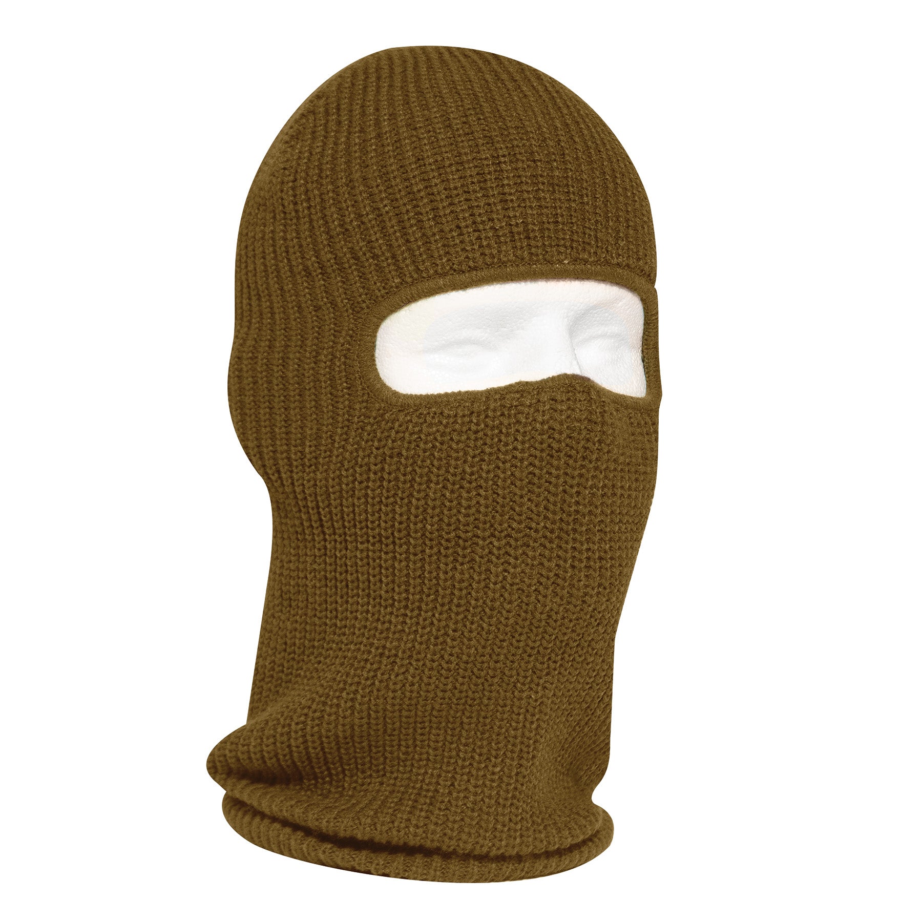 Rothco Fine Knit One Hole Facemask in Coyote Brown Part 15969