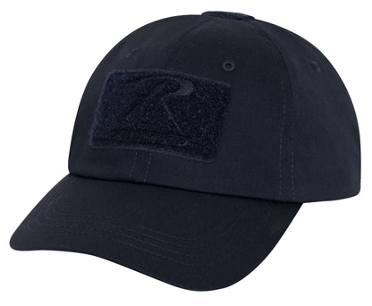 Rothco Tactical Operator Cap Navy Blue - Adjustable Military-Style Field Hat with Loop Fields and Breathable Design