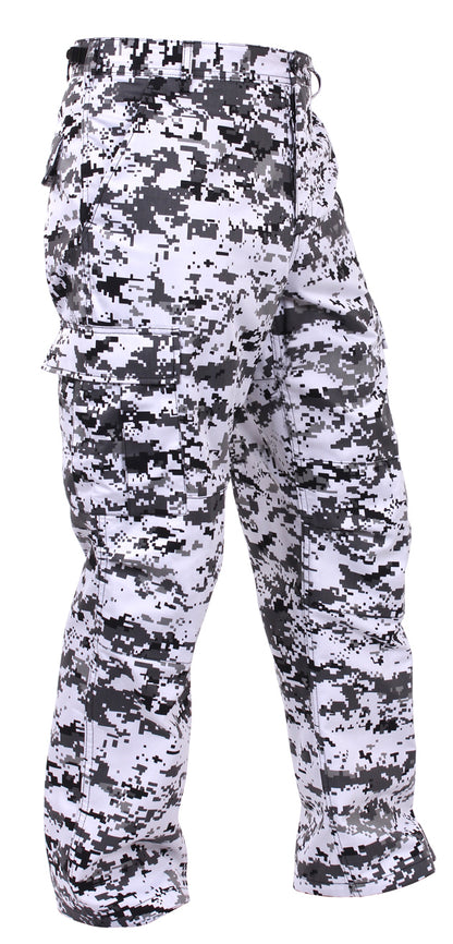 Rothco Digital Camo Tactical BDU Pants Size M – Durable Military-Style Cargo Pants with Adjustable Fit