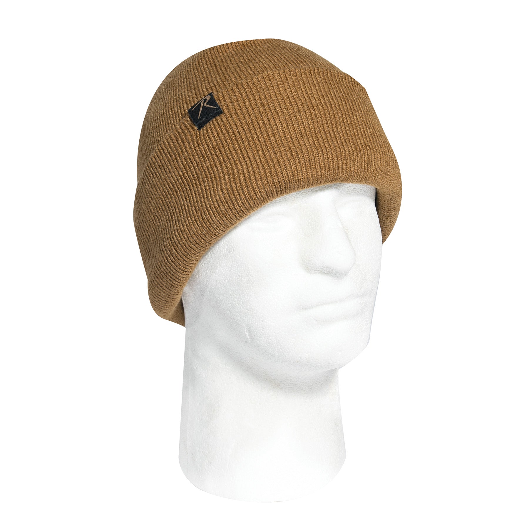 Rothco Deluxe Fine Knit Sherpa-Lined Watch Cap in Coyote Brown - Part 57971