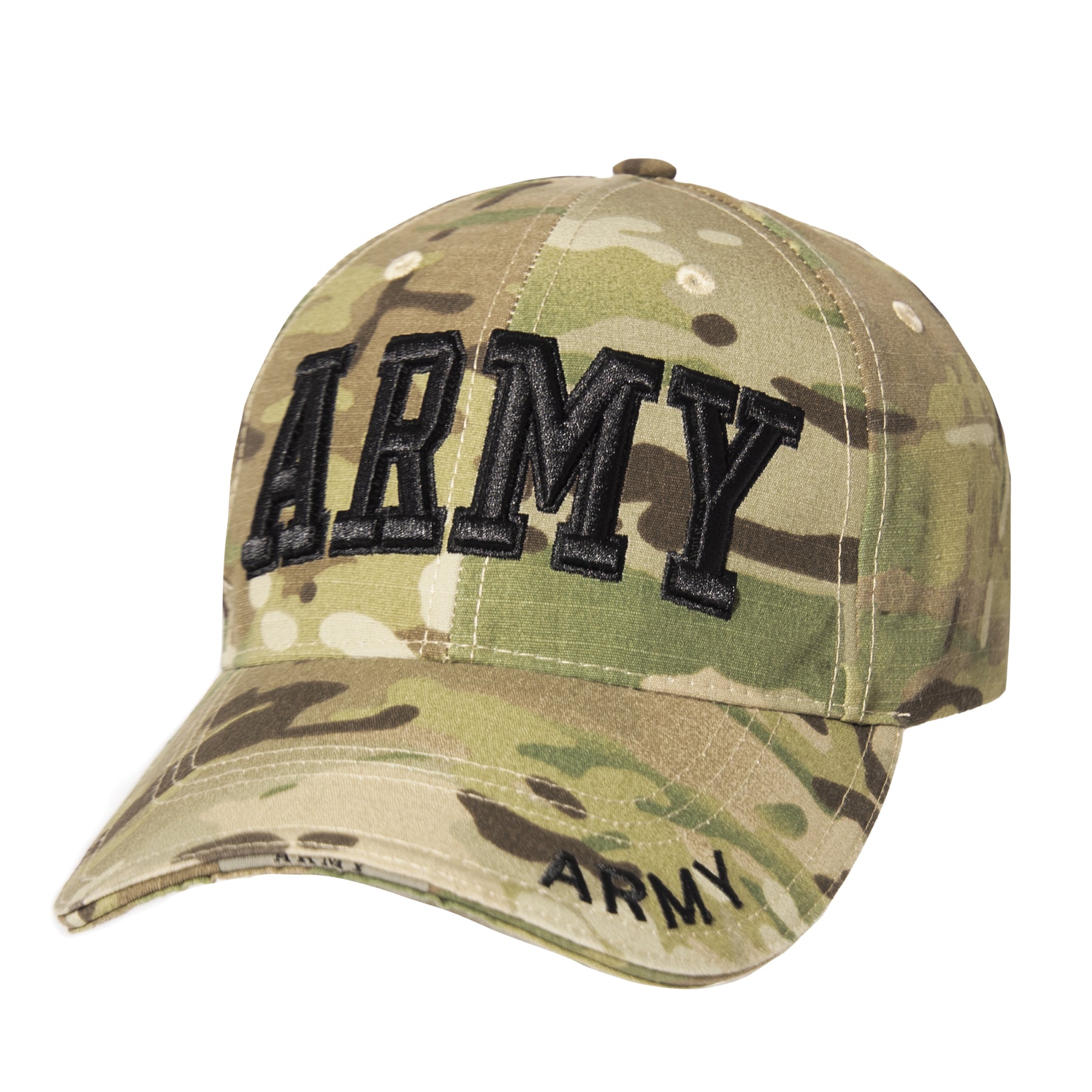 Rothco Deluxe Army Embroidered Low Profile Insignia Cap in MultiCam