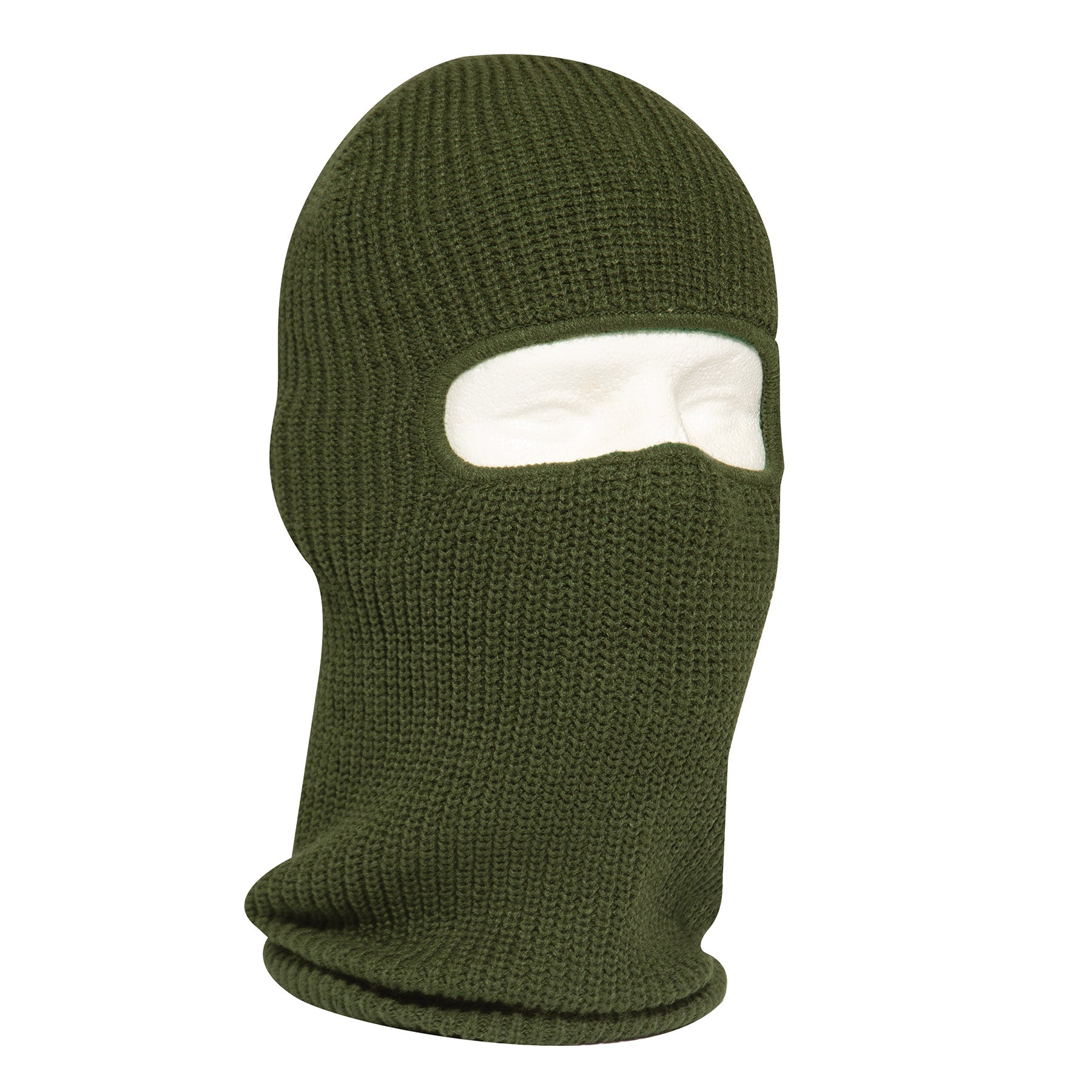 Rothco Fine Knit One Hole Facemask Olive Drab – Cold Weather Face Cover for Outdoor Activities