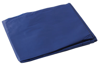 Rothco Navy Blue Waterproof Vinyl Rain Poncho with Hood – Part Number 3682-NB
