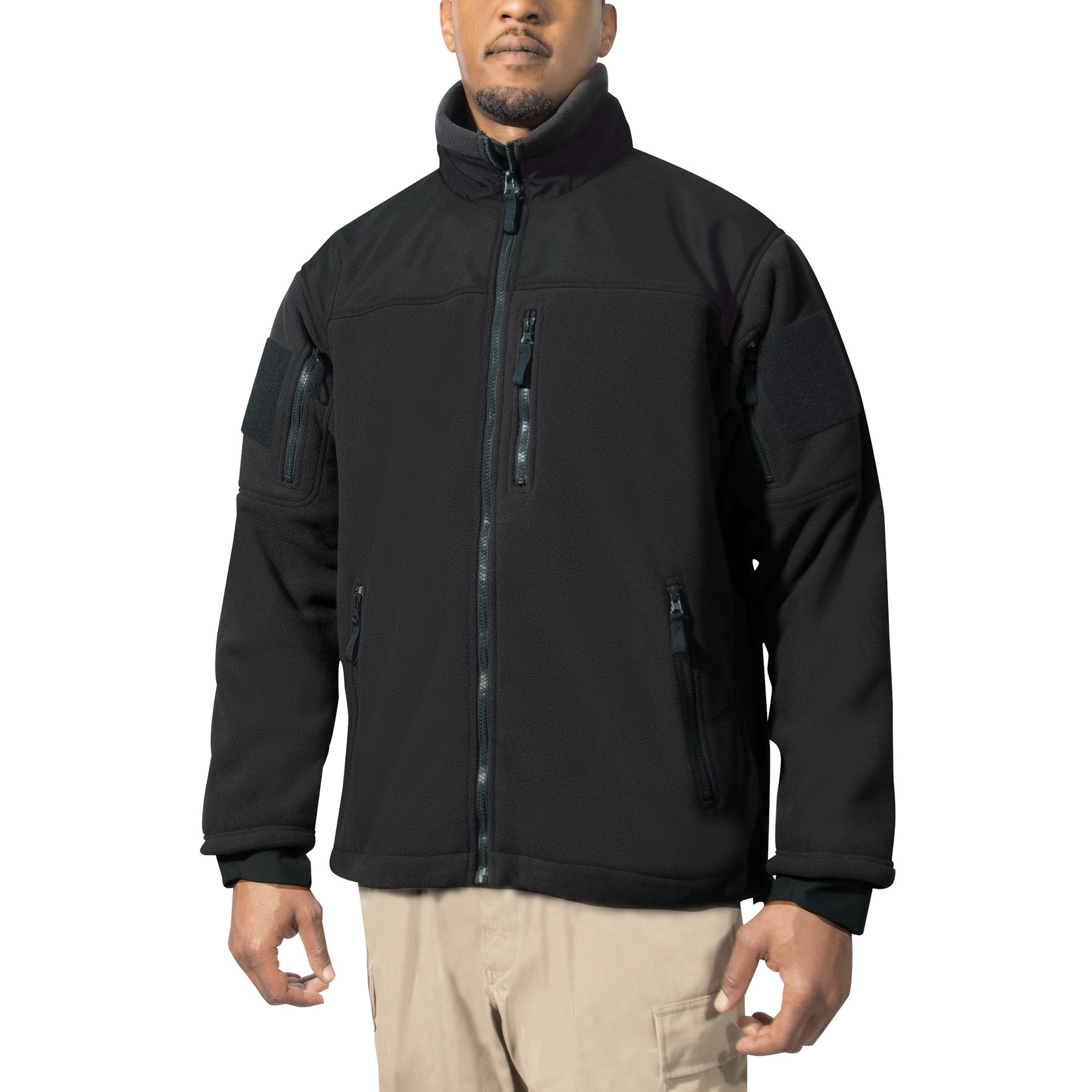 Rothco Spec Ops Tactical Fleece Jacket in Midnight Navy Blue, Size S