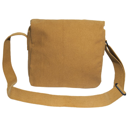 Rothco Canvas Ammo Shoulder Bag Coyote Brown - Military Style Crossbody Bag for Everyday Carry and Shooting Sports