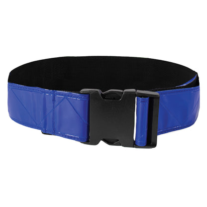 Rothco Reflective Physical Training Belt Blue - Adjustable Nighttime Exercise Belt for Jogging and Outdoor Fitness