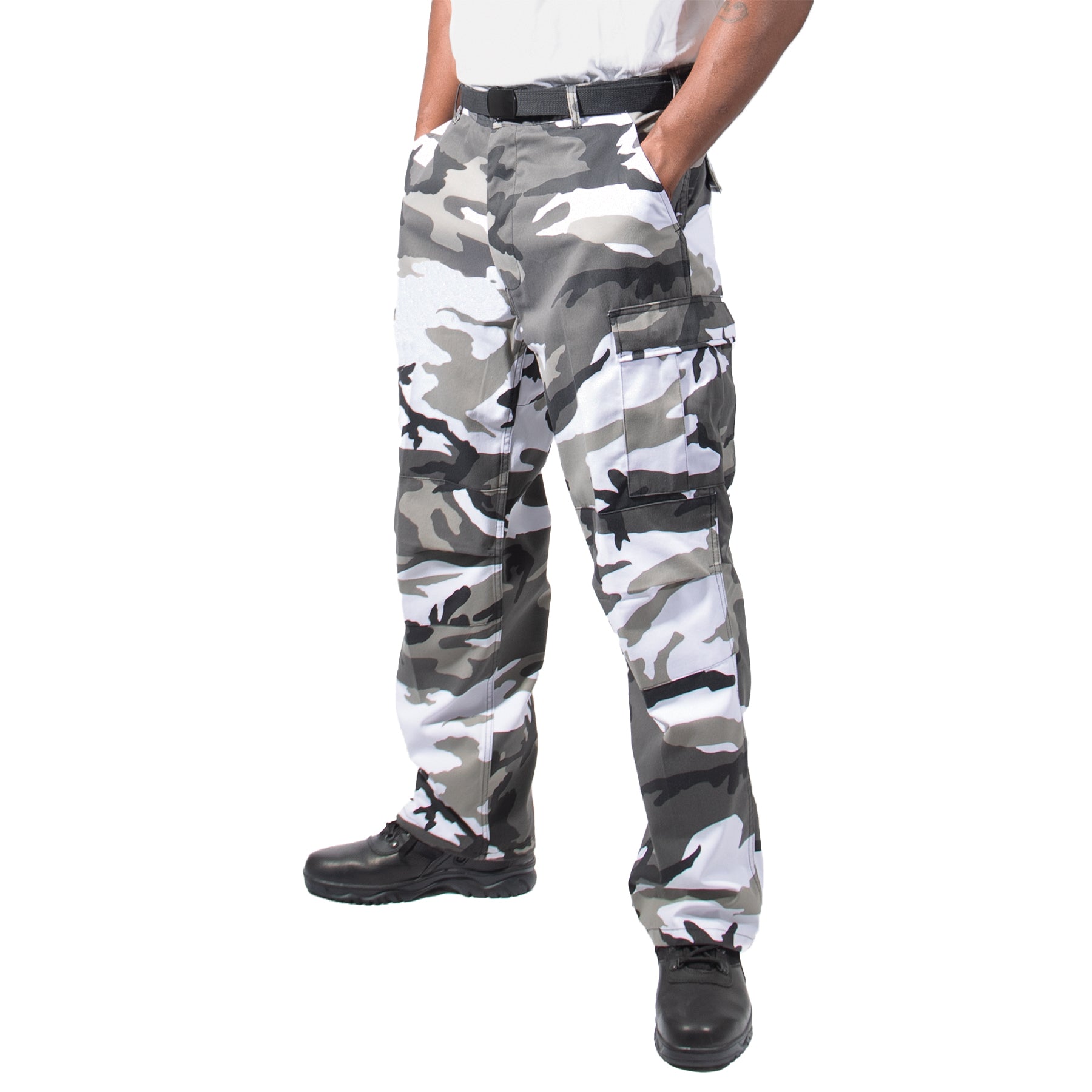 Rothco Relaxed Fit Zipper Fly BDU Pants in City Camo, Size 3XL