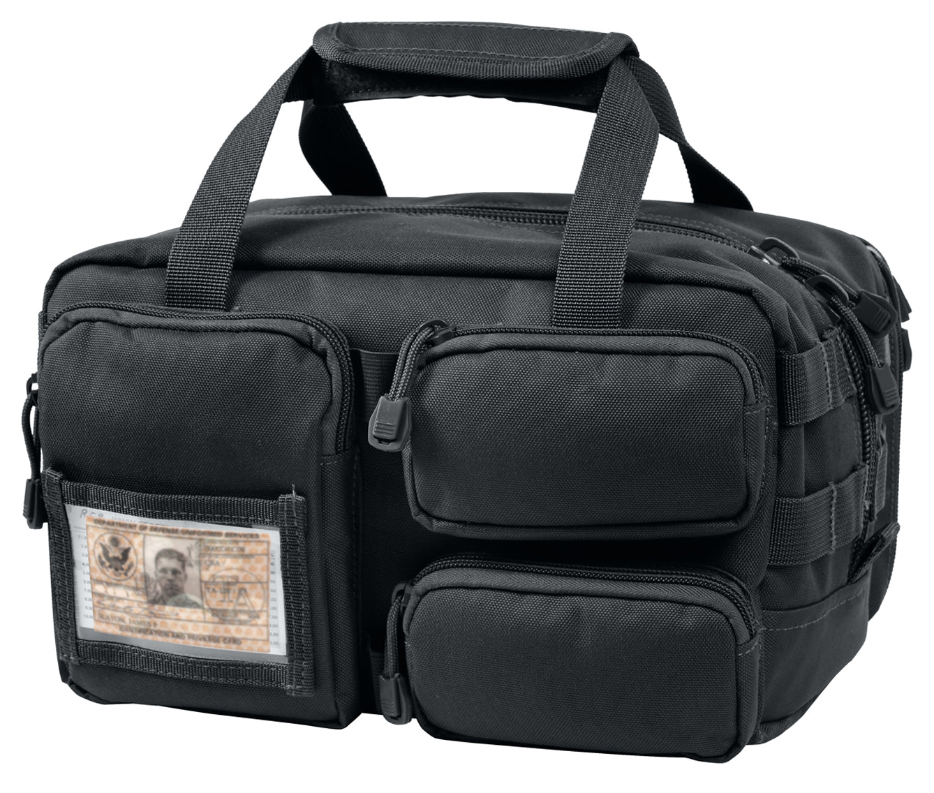 Rothco Tactical Tool Bag Black - Durable 11.25 x 8 x 6.75 Inch Equipment Organizer with MOLLE Loops
