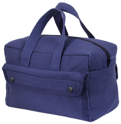 Rothco G.I. Style Mechanic's Tool Bag Navy Blue - Heavy Duty Canvas Work Tote with Multiple Pockets
