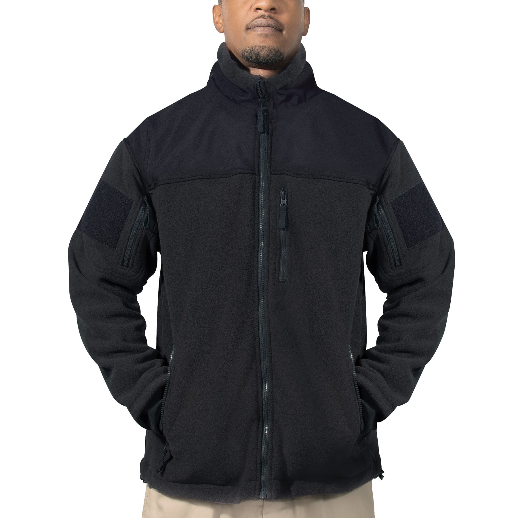 Rothco Spec Ops Tactical Fleece Jacket in Midnight Navy Blue, Size M