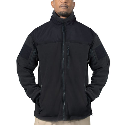 Rothco Spec Ops Tactical Fleece Jacket in Midnight Navy Blue, Size M