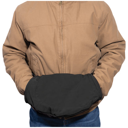 Rothco Soft Shell Hand Warmer Muffler Black - Tactical Warmth and Utility for Cold Weather Activities