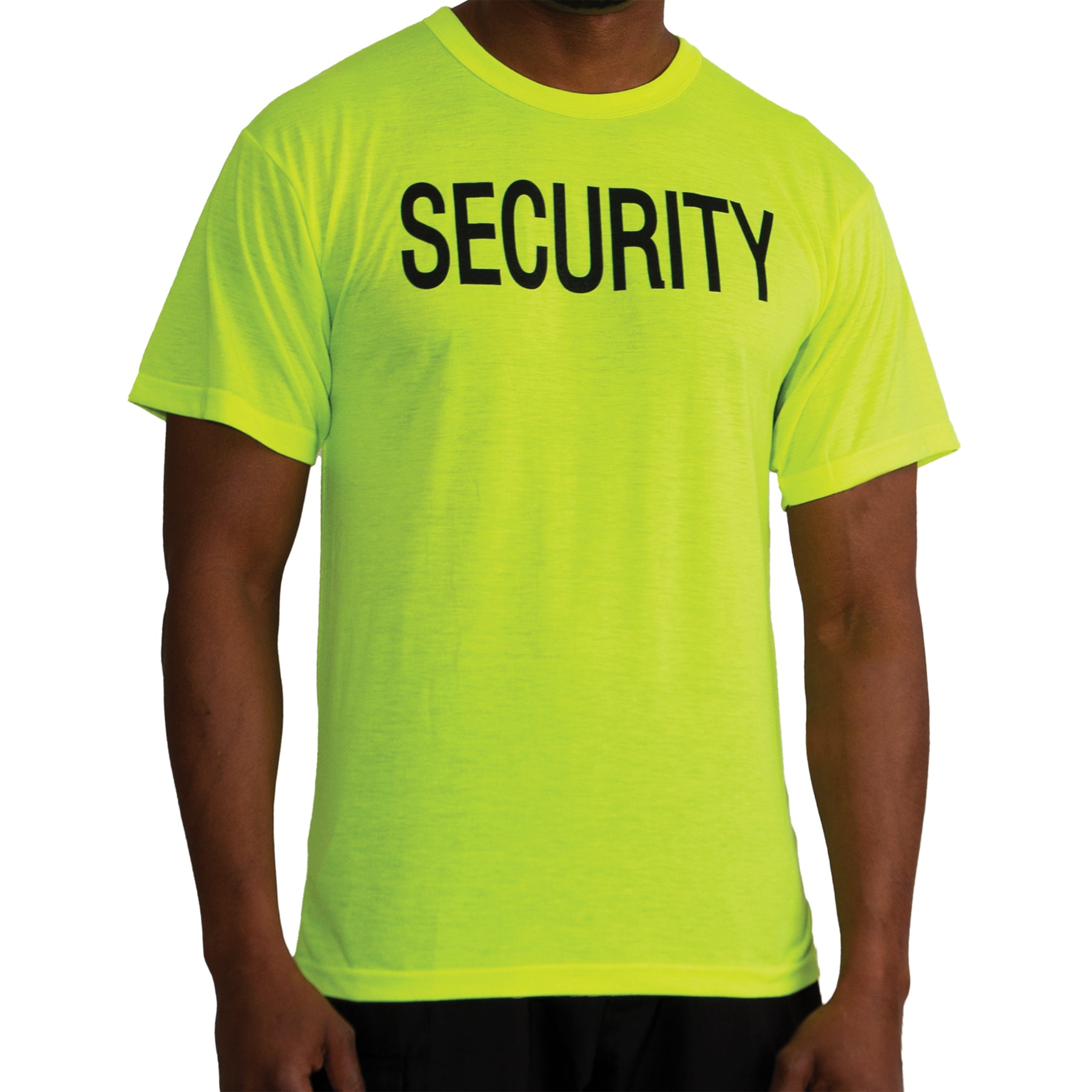 Rothco 2-Sided Security T-Shirt - Safety Green Size XL