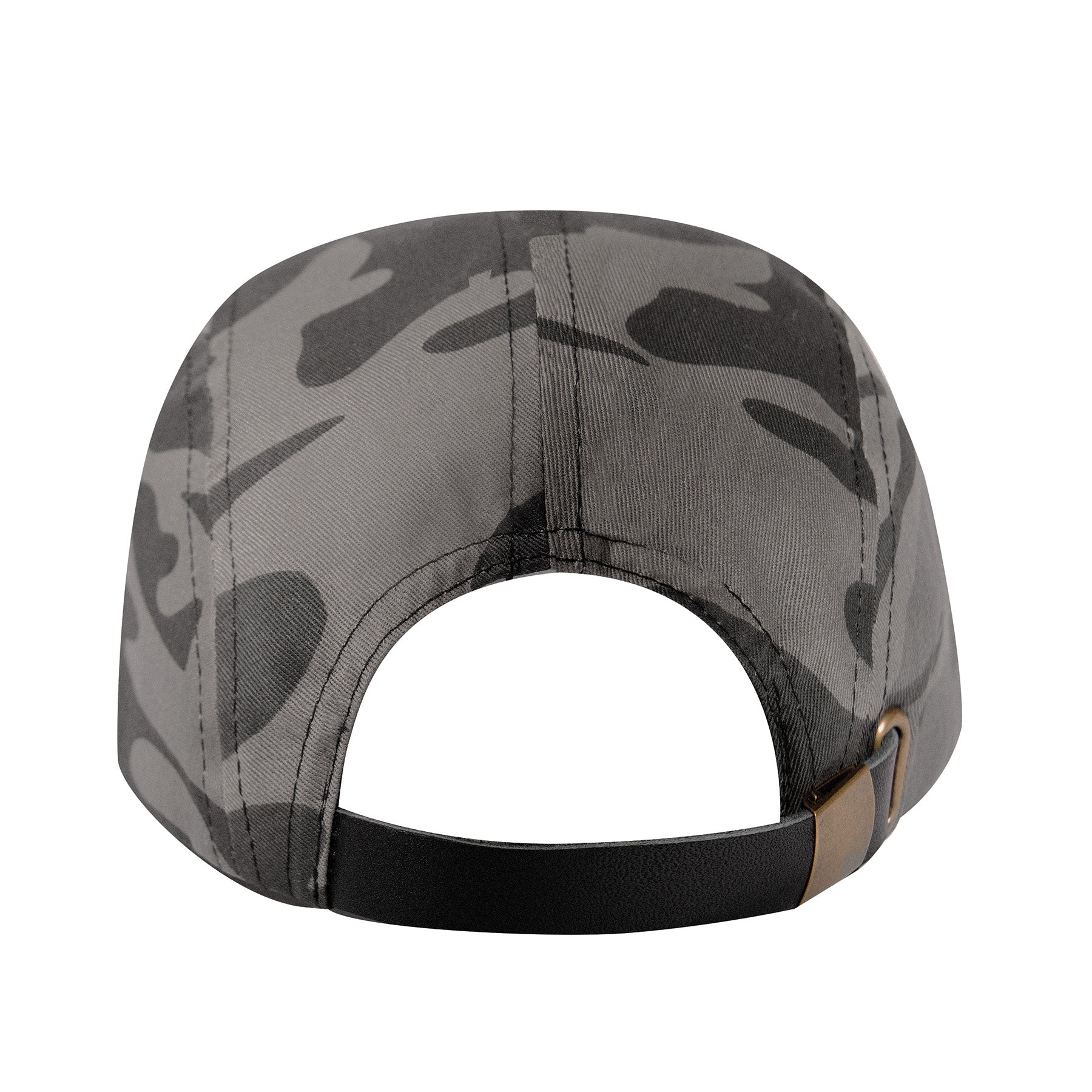 Rothco 5 Panel Street Cap Black Camo - Adjustable Classic Design for Active Wear