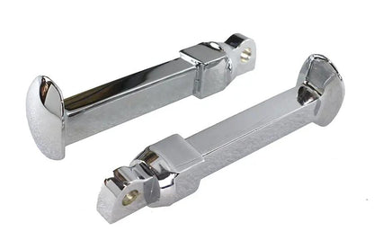 Wyatt Gatling Chrome Railroad Style Footpeg Set Part #5100 by Wyatt Gatling