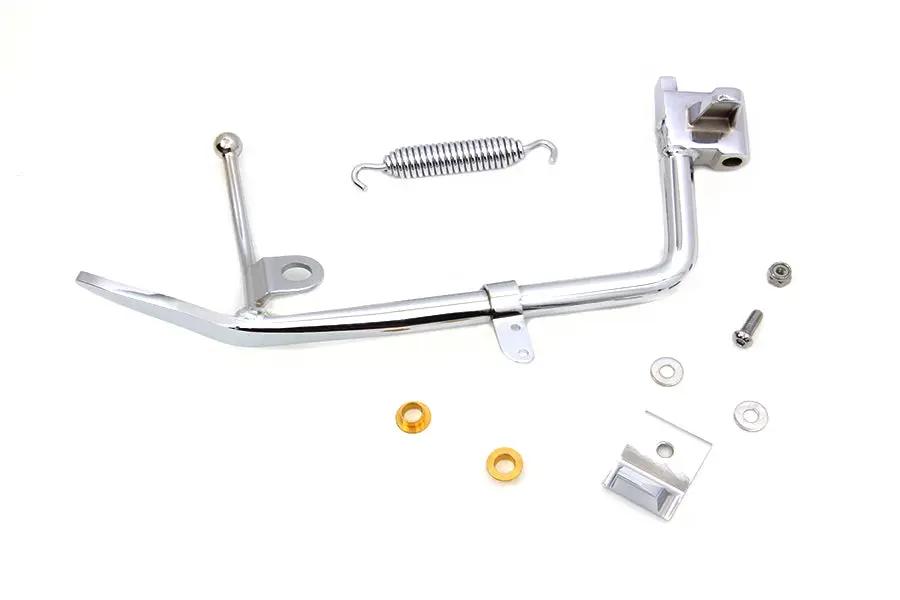 V-Twin Chrome Kickstand Assembly for Harley Davidson FXST (2007-2016) by V-Twin