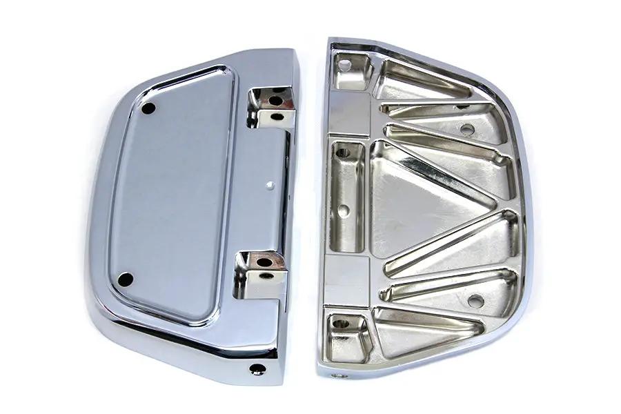 V-Twin Chrome Passenger Footboard Set for Harley Davidson FLT Models by V-Twin