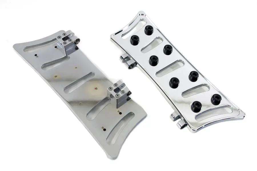 Wyatt Gatling Driver Footboard Set Slasher Style for Harley Davidson FLST Models by Wyatt Gatling