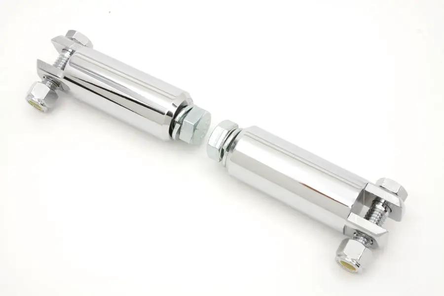 V-Twin Chrome Footpeg Mount Bars – 3.5 Inches Long for Male Mount Pegs with 1/2-Inch-13 Thread by V-Twin