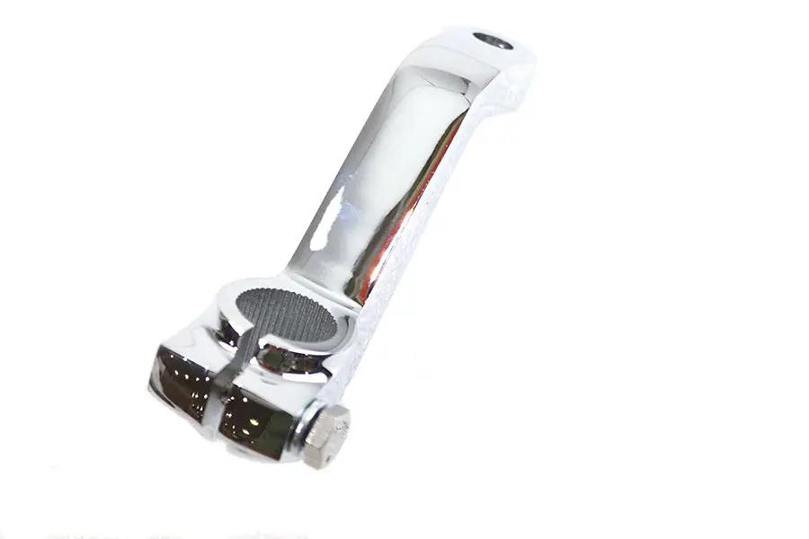 Wyatt Gatling Part 72186 Right Footpeg Support Chrome for Harley Davidson FL 1965-1974 by Wyatt Gatling