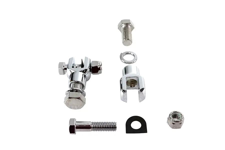 V-Twin Footpeg Mount Yoke Set Chrome Part #70162D by V-Twin