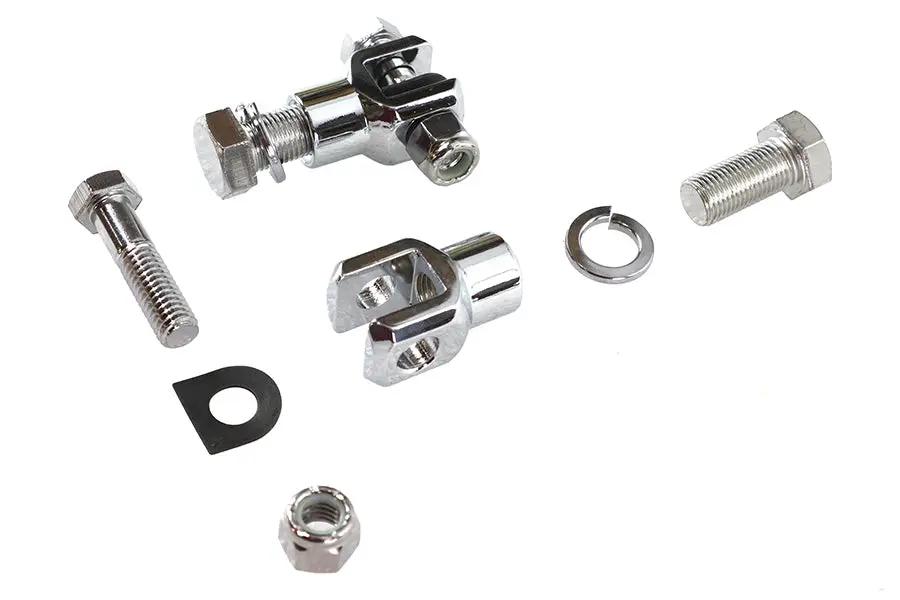 V-Twin Footpeg Mount Yoke Set Chrome Part #70162D by V-Twin