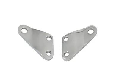 Wyatt Gatling Chrome Footpeg Mount Bracket Set for Harley Davidson FX (1977-1984) by Wyatt Gatling
