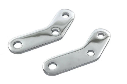 Wyatt Gatling Chrome Elevated Footpeg Mount Bracket Set for Harley FX 1977-1984 by Wyatt Gatling