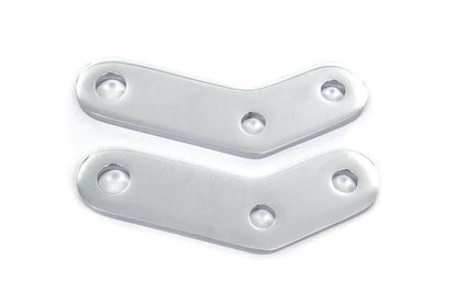 Wyatt Gatling Chrome Elevated Footpeg Mount Bracket Set for Harley FX 1977-1984 by Wyatt Gatling